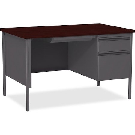 Lorell DESK, RH, PED, 48X30X29.5, MHGY LLR66903